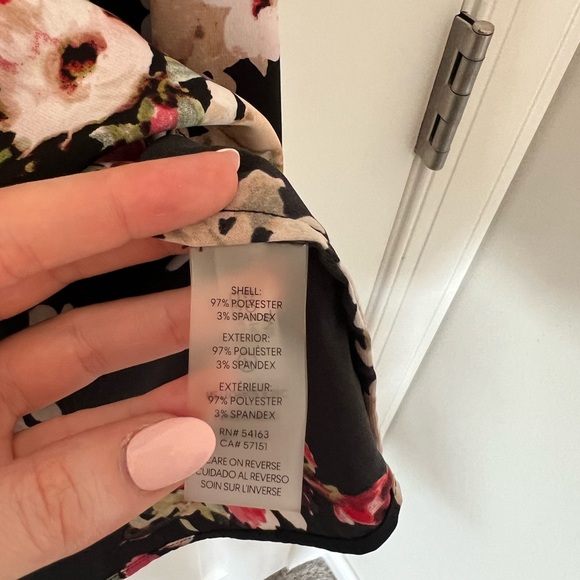 Calvin Klein Floral Blouse - Picture 5 of 6